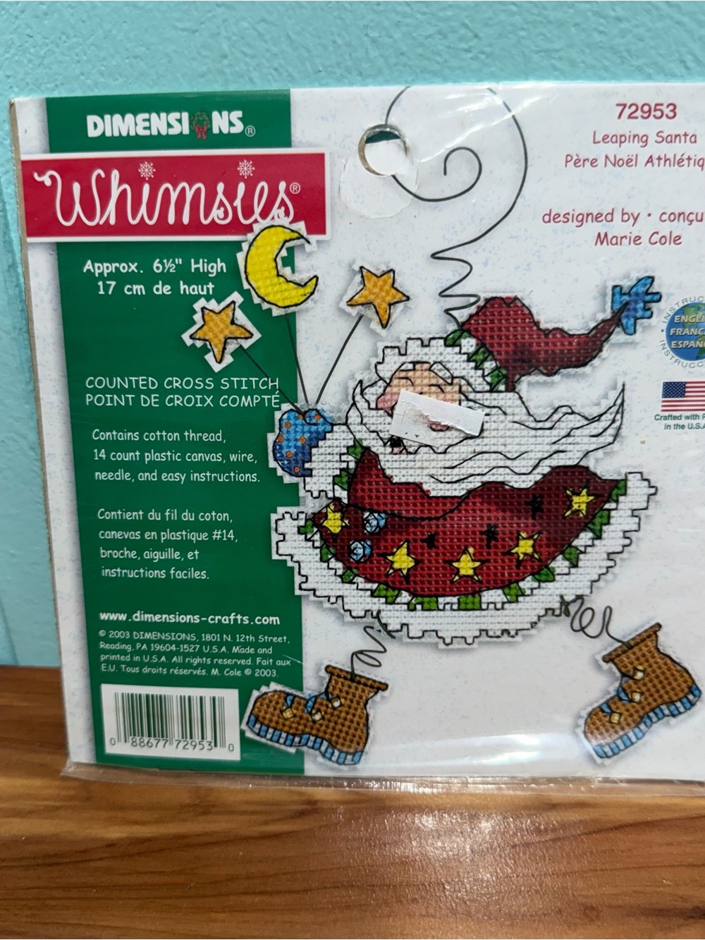 Whimsies Red Santa Cross Stitch Kit